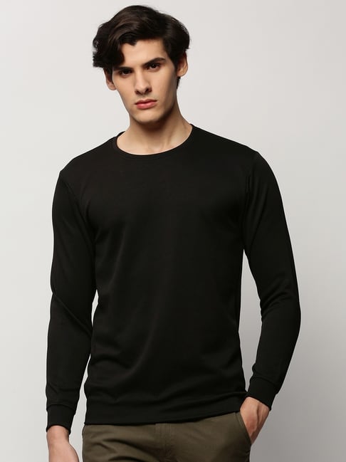 SHOWOFF Black Slim Fit Sweatshirt