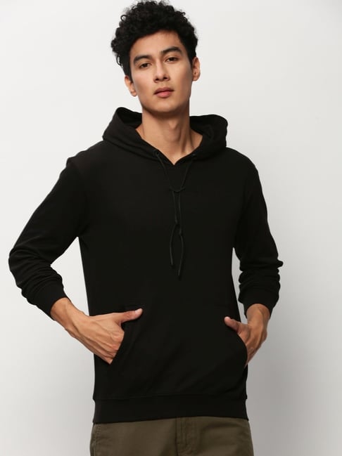 Slim fit hooded sweatshirt online