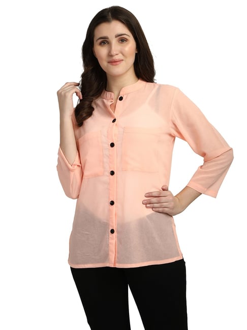 Smarty Pants Peach Regular Fit Shirt-picture-27