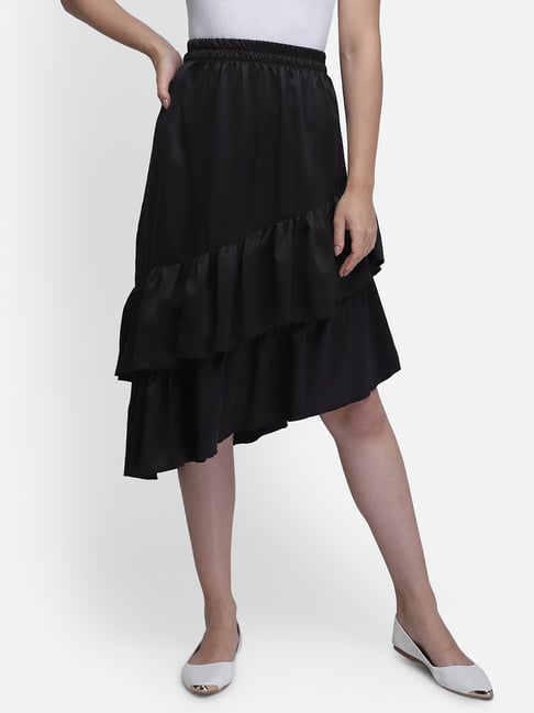 Black skirt online india best sale