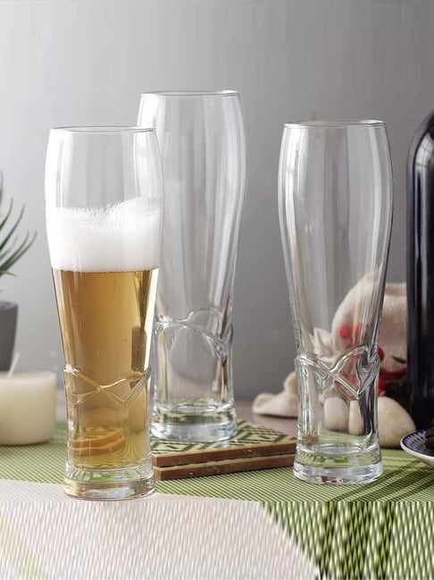 Mikasa Cheers Beer Soda Can Shape Glass Set, Clear & Reviews