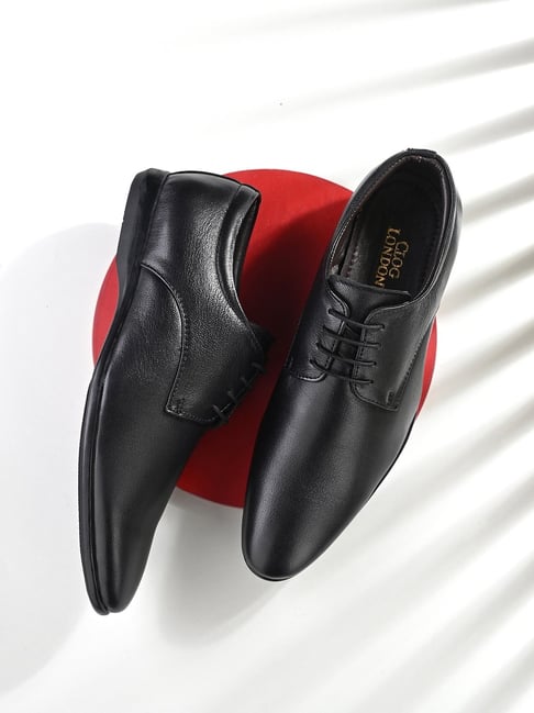 Clog London Men's Black Derby Shoes-picture-21