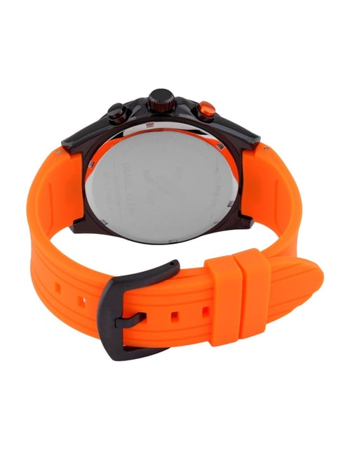 Buy Fossil Men Orange Dial Watch - Watches for Men 158375 | Myntra