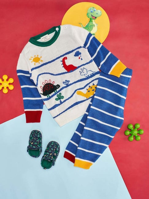 Pantaloons Baby Multicolor Cotton Printed Full Sleeves Sweater Set-picture-48