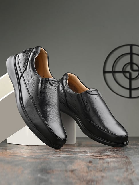 Buy Clog London Men's Black Formal Loafers for Men at Best Price
