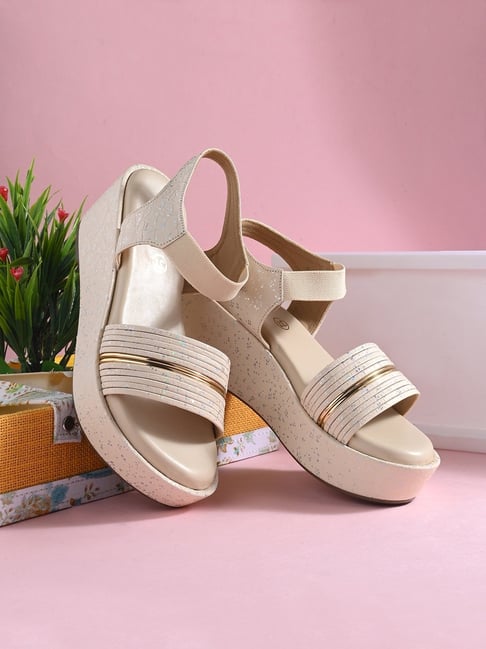 Volatile Women's Multi Strap Sandal Wedge India | Ubuy