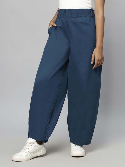 Buy Global Desi Olive Loose Fit Pants for Women Online @ Tata CLiQ