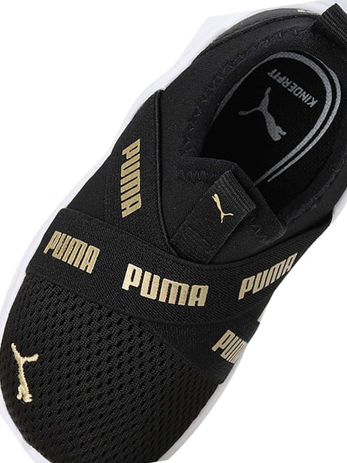 Puma slip ons gold kids online