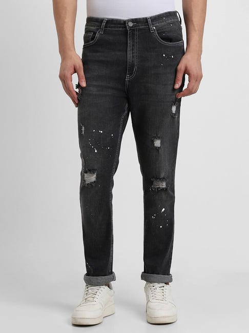 Buy Forever 21 Solid Highrise Jeans online