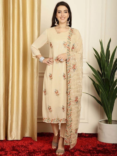 Unstitched Women's Dress Materials Online | Suit Sets for Every Occasion