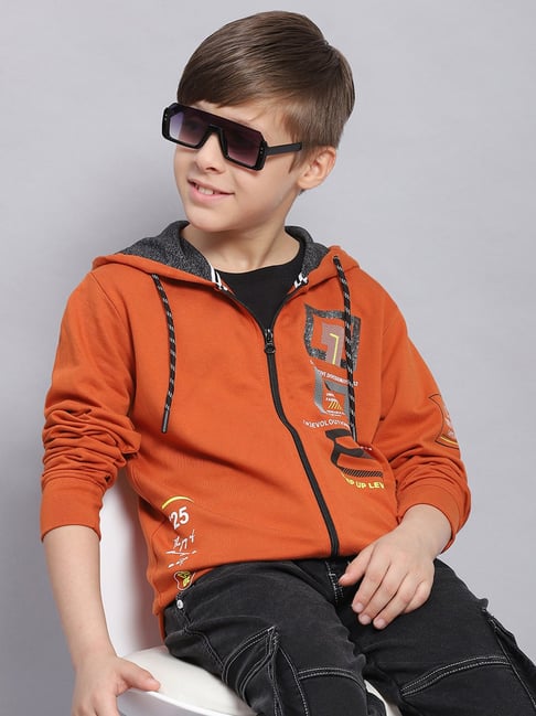 Monte Carlo Kids Rust Printed Full Sleeves Sweatshirt-picture-20