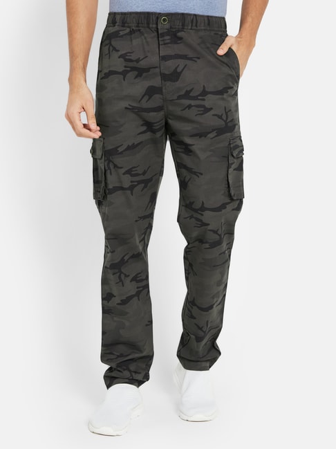 Off-white Vintage Paint Cargo Track Pants In Green | ModeSens