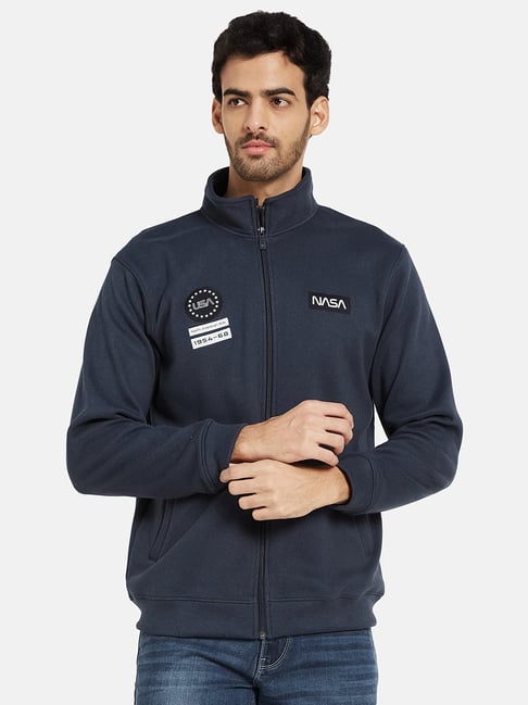 Buy OCTAVE Mens Zip Through Neck Solid Jacket | Shoppers Stop