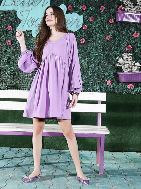 Purple sunday sale dress