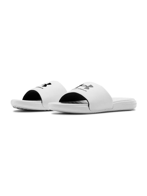 Buy Under Armour Men s Ansa White Slides for Men at Best Price