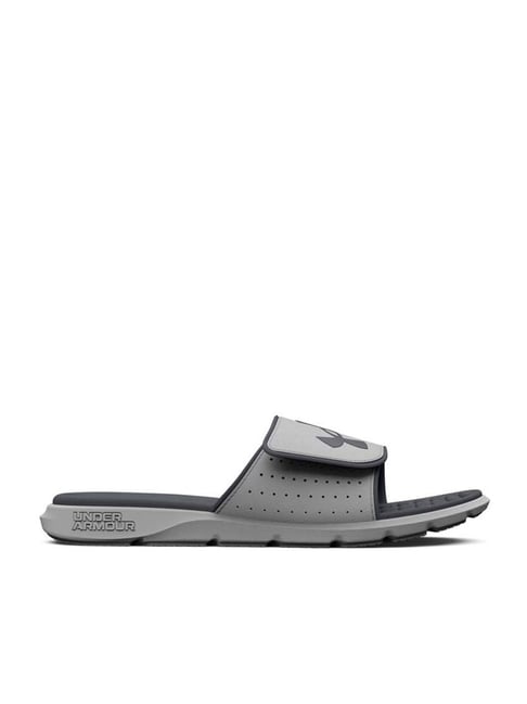 Buy Under Armour Men s Ignite Pro Grey Slides for Men at Best Price Tata CLiQ