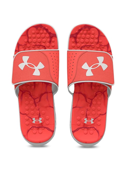 Buy Under Armour Men s Ignite Pro Orange Slides for Men at Best