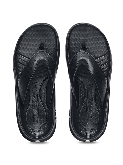 Under Armour Men s Summit Fat Tire Black Flip Flops