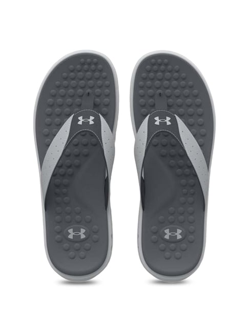 Under Armour Men s Ignite Pro Grey Flip Flops