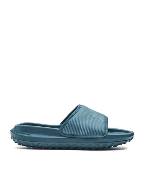 Under Armour Men's Summit Fat Tire Blue Slides