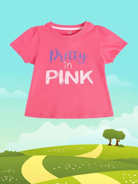 MINIKLUB Kids Pink Printed Top-picture-25