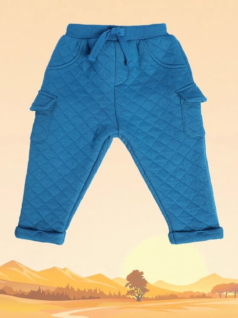 MINIKLUB Kids Blue Solid Pants