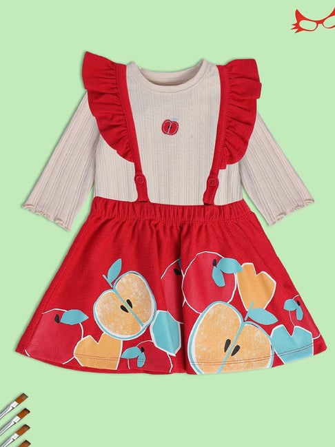 Girls Pinafore Dress in Boombox - Worthy Threads
