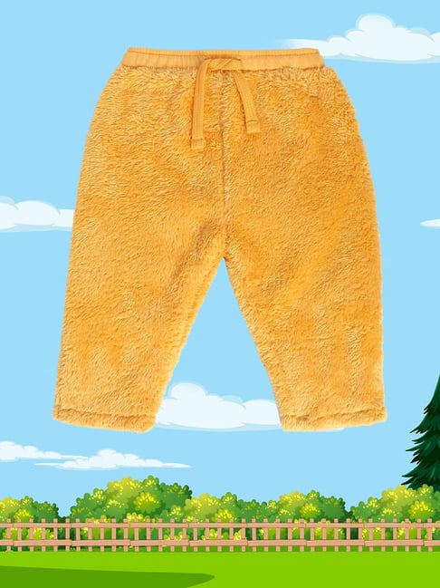 MINIKLUB Kids Yellow Solid Pants