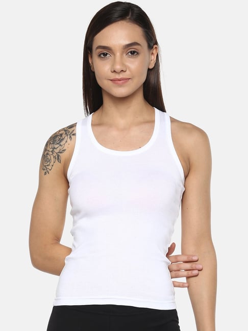 Buy Leading Lady White Cotton Non-Padded Camisole for Women's Online @ Tata  CLiQ