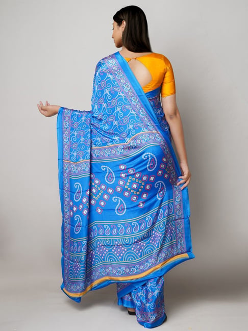 Regular wear Gujarati Printed saree at Rs.2645/Piece in chennai offer by  RAJSHRI FASHIONS