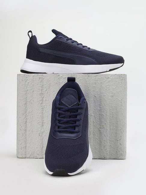 Puma men navy hot sale blue running shoes