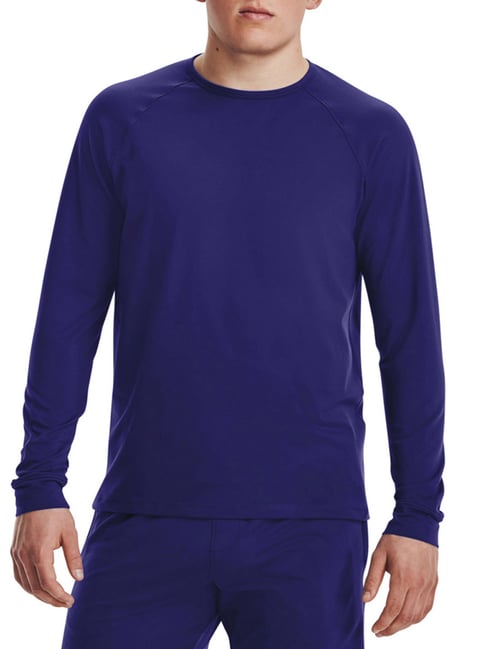 Buy Under Armour Blue Regular Fit Printed Sports T-Shirt for Mens