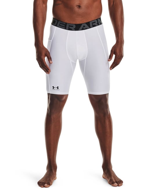 Under Armour White Regular Fit Sports Tights