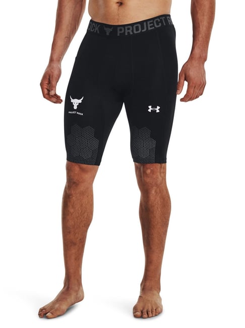 Buy Under Armour Black Regular Fit Sports Tights for Mens Online