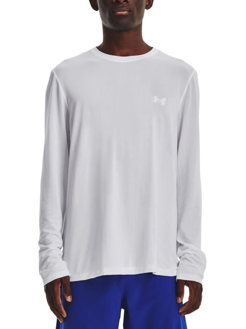 Buy Under Armour White Cotton Regular Fit Printed Sports T-Shirt for Mens  Online @ Tata CLiQ