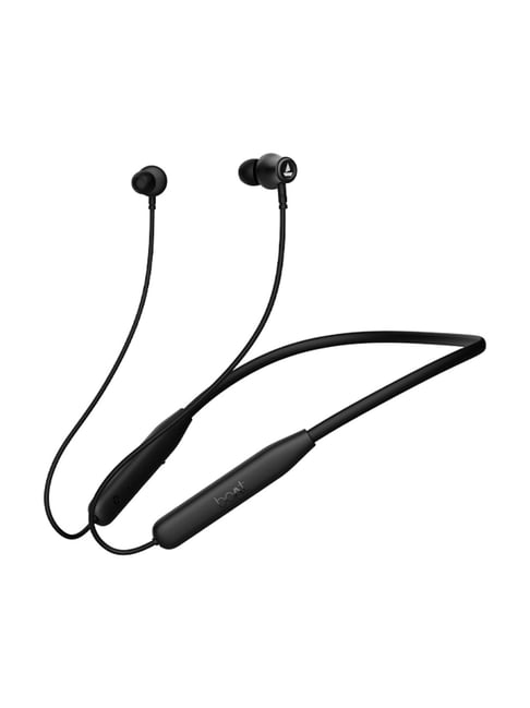 Boat Rockerz 111 In Ear Bluetooth Neckband with 40H Playback & ENx Technology (Active Black)