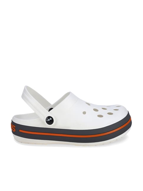 Campus Men's GC-4005 White Back Strap Clogs
