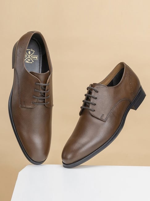 Buy Louis Philippe Derby Formal Shoes For Men ( BLACK ) Online at