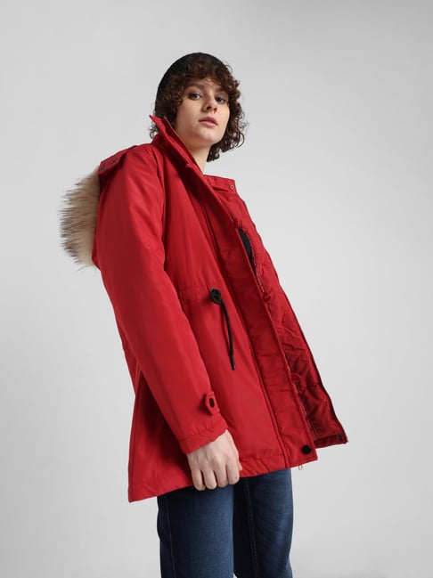 Only red parka hotsell