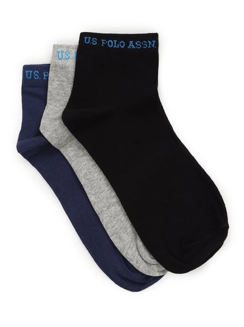 U.S. Polo Assn. Assorted Socks - Pack of 3-picture-13