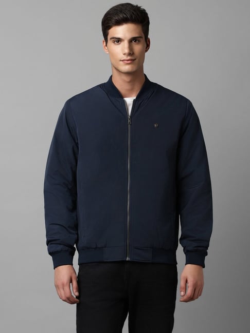Buy Louis Philippe Blue Reversible Jacket Online - 304592 | Louis Philippe