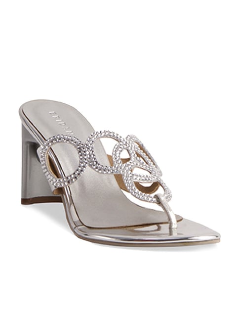 White discount sparkly sandals