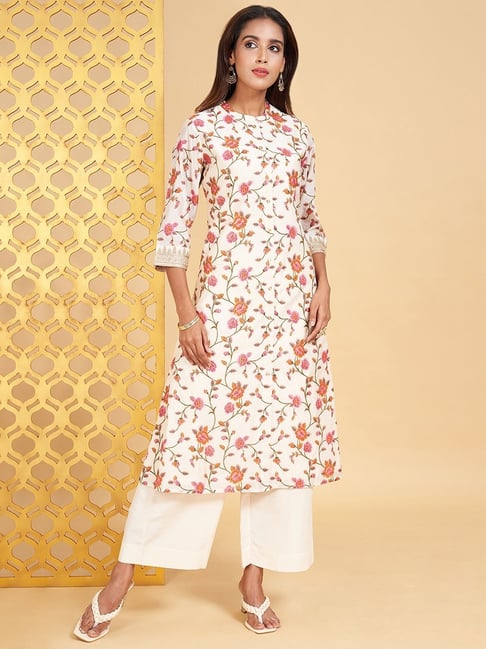 Buy Cream Palazzo Pants at Lowest Prices Online In India