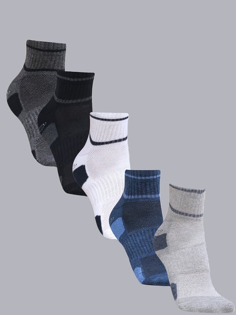 Dollar Multicolor Self Design Socks - Pack of 5-picture-39