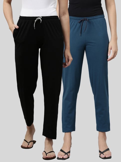 Hurley Womens 2 pack pajama pants, cute super soft sleep joggers at   Women's Clothing store