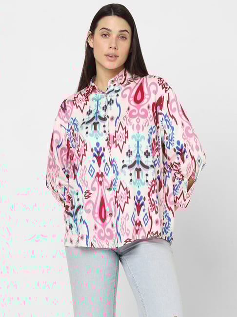 Vero Moda Multicolor Viscose Printed Shirt-picture-41