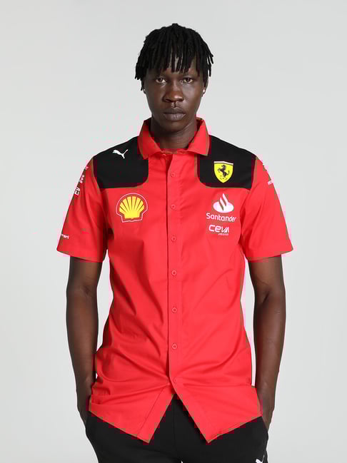Puma Scuderia Ferrari 2023 Team Replica Red Regular Fit Shirt