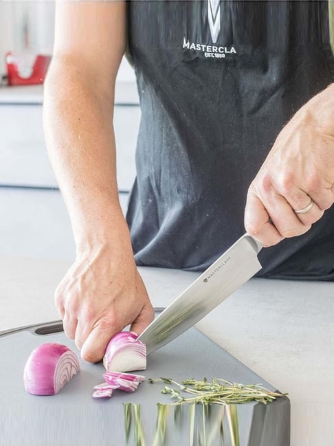 MasterClass Silver Medium Stainless Steel Acero Chef's Knife - 20 cm