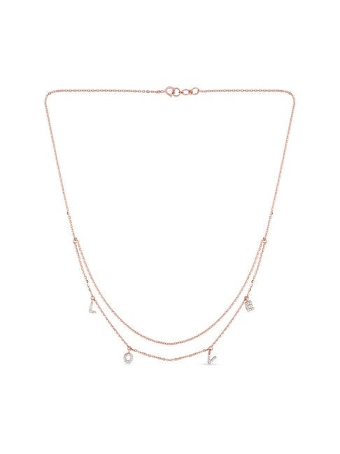 Malabar rose gold deals chain