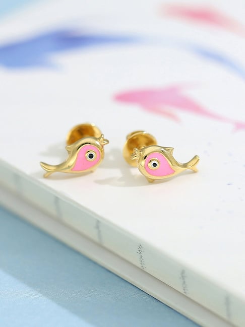 Gold Earrings High End Children's Jewelry Buy Malabar Gold - Main Image